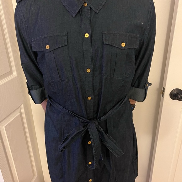 Jones New York Size Large Denim Dress - Picture 5 of 5